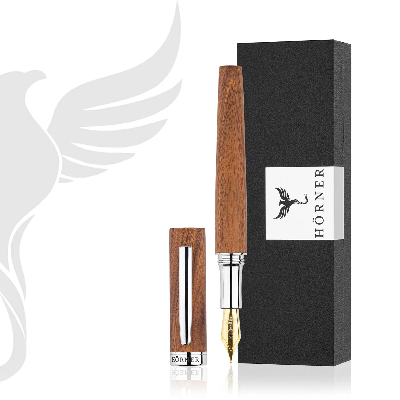 Pluma estilográfica Hörner Scriptum Ébano en caja de regalo