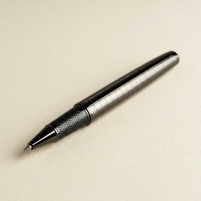 Hörner Urban Tintenroller in Schwarz-Silber – hochwertiger Rollerball für den Business-Alltag