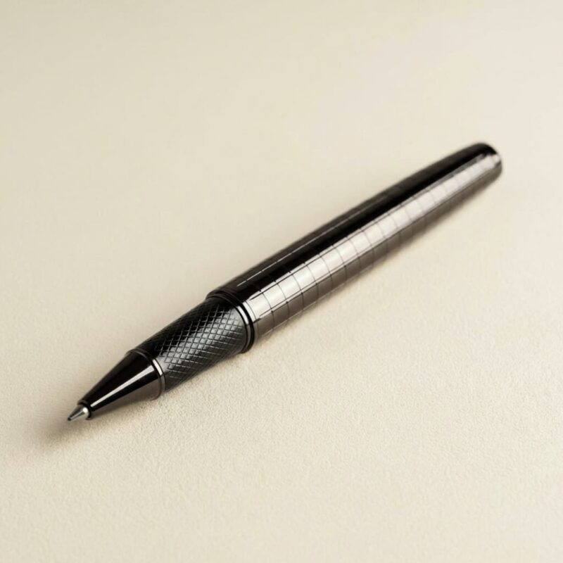 Hörner Urban Tintenroller in Schwarz-Silber – hochwertiger Rollerball für den Business-Alltag