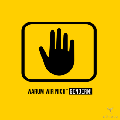 Warum wir nicht gendern