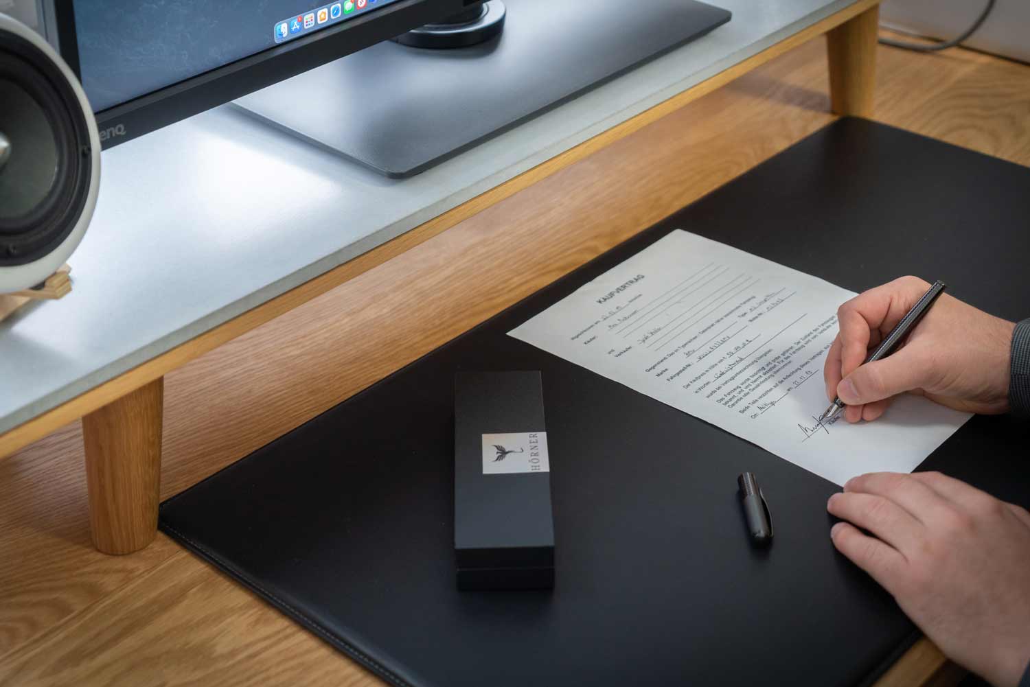 Hörner Fortress Füller I Edler Füllfederhalter aus Metall I Business Design
