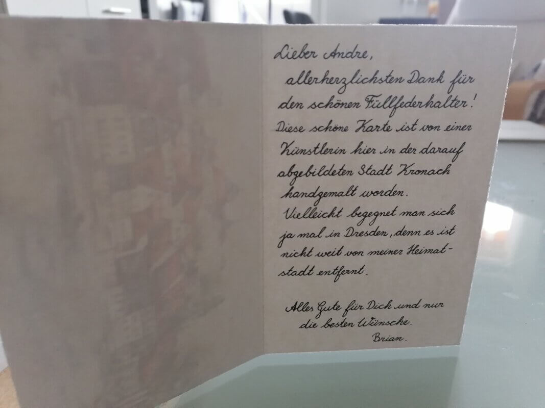 Perfekte Handschrift
