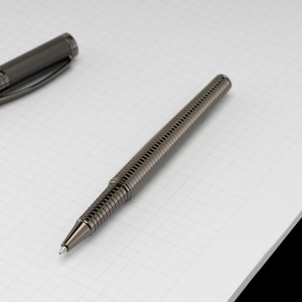 Hörner Fortress Tintenroller I Weiches Schreiben I Edler Rollerball I Marken Stift mit Luxus Design