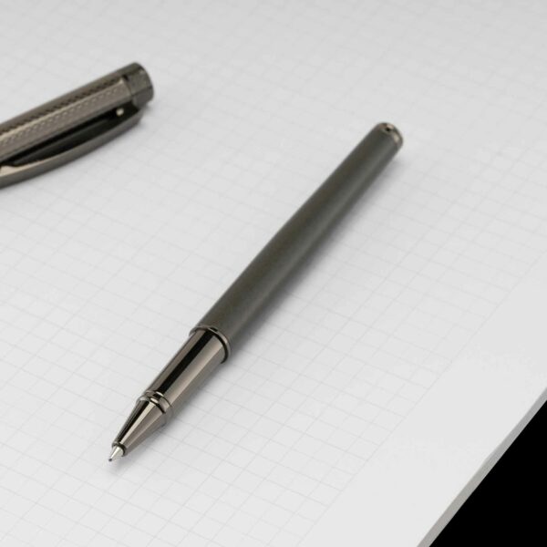 Hörner Levio Tintenroller I Design Gelschreiber I Hochwertiges Modell I Luxus Stift aus Metall inkl. Geschenkbox