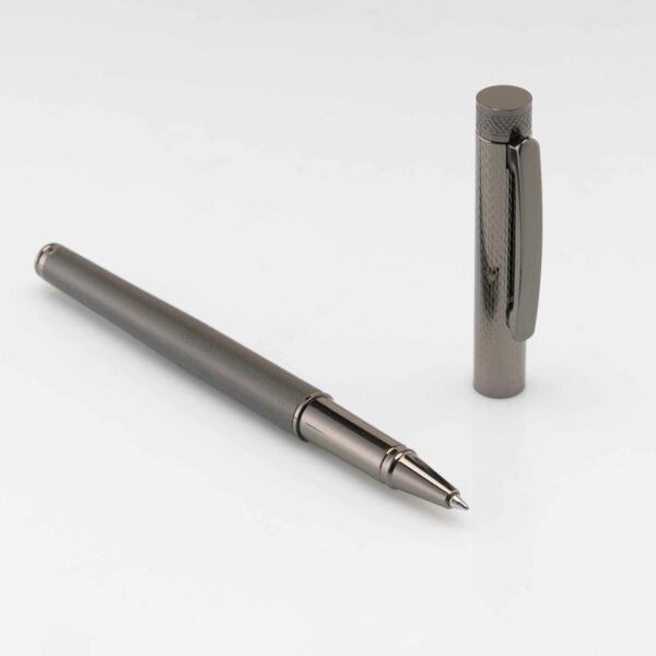 Hörner Levio Tintenroller I Hochwertiger Rollerball I Business Werbe-Stift I Ideal fürs Büro I Luxus Tintenroller aus Metall