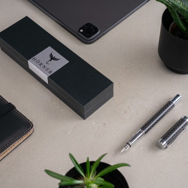 Hörner One Füllfederhalter I Business Füller für Erwachsene I Fountain Pen mit Etui I Luxus Modell