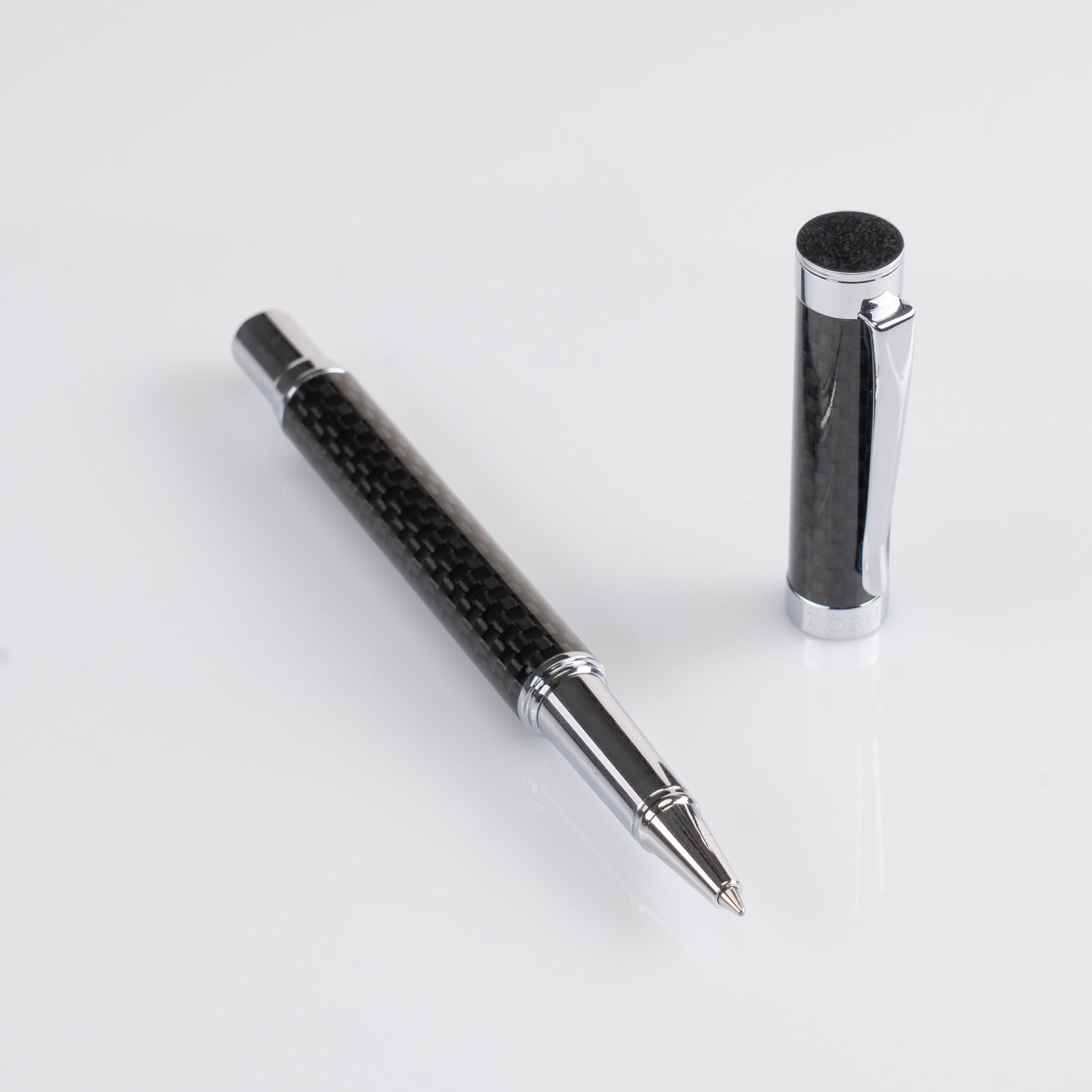 Hörner One Tintenroller I Edler Rollerball mit Clip I Aus Carbon I Business Design
