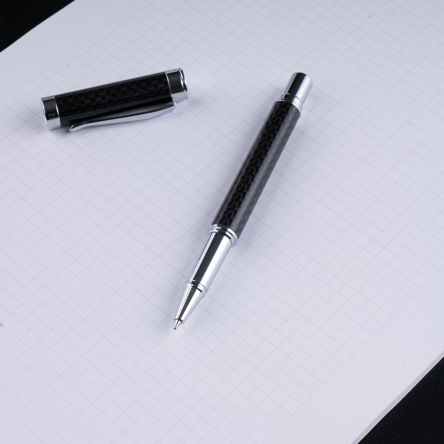 Hörner One Tintenroller I Rollerball aus Carbon I Edles Design I Luxus Stift I Business Design