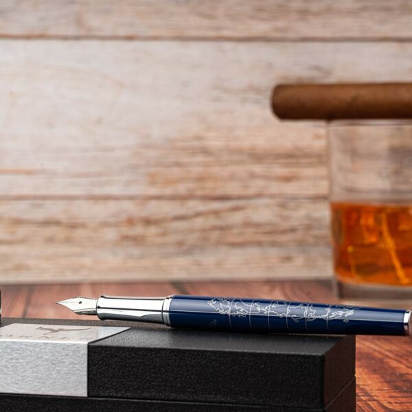 Hörner Terra Füllfederhalter I Business Design I Personalisierbarer Füller mit Geschenk-Etui