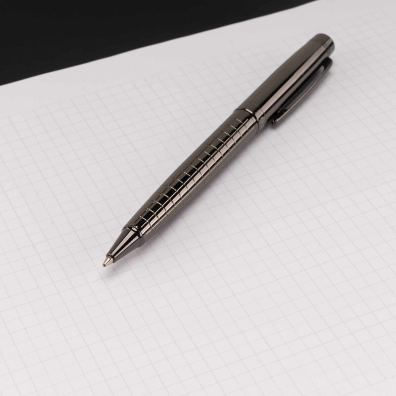 Hörner Urban Kugelschreiber I Business Design I Kuli schwarz aus Metall I Ideal für Vielschreiber