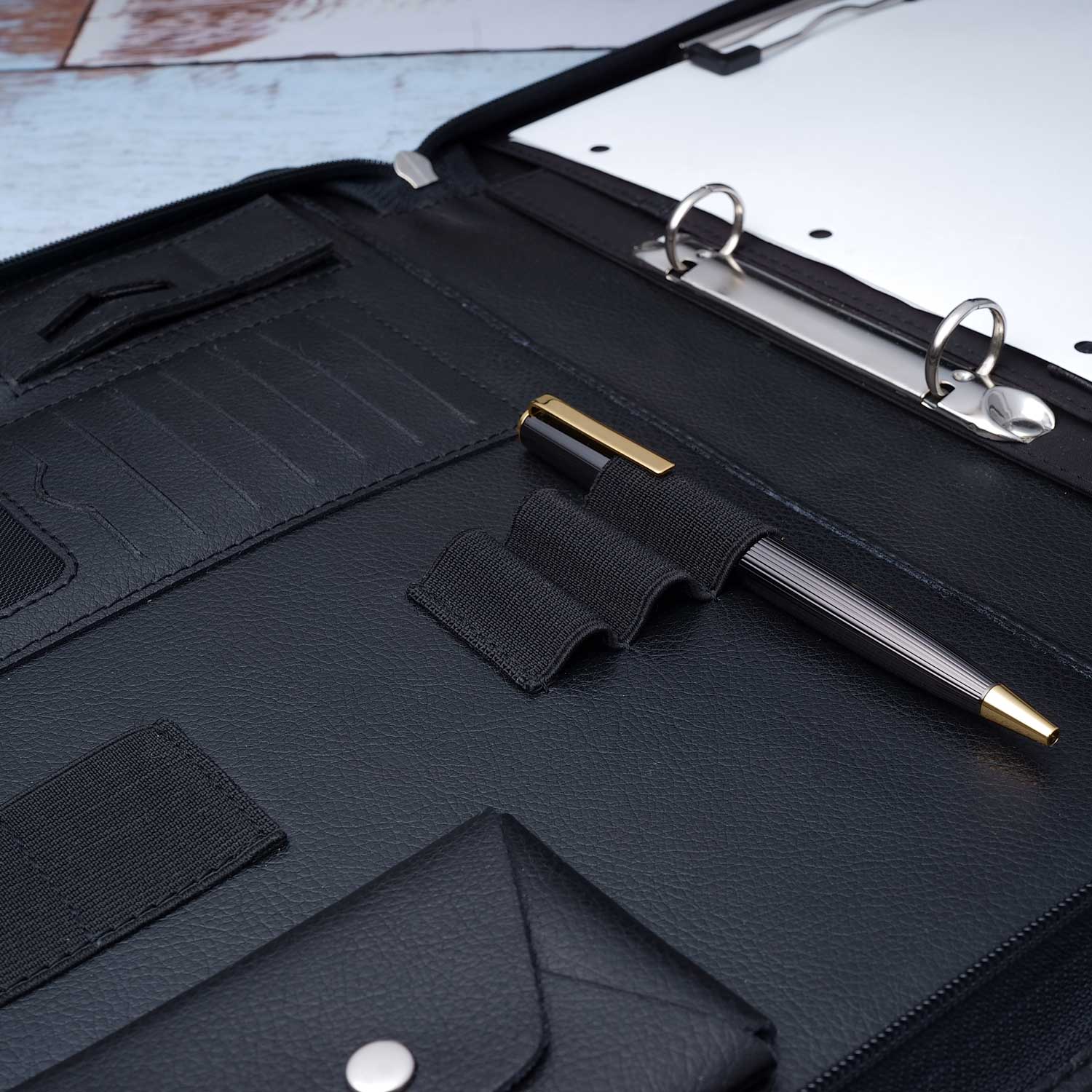 Hörner Vectrum Kugelschreiber I Klassischer Kuli I Schwarz Gold I Vintage Stift