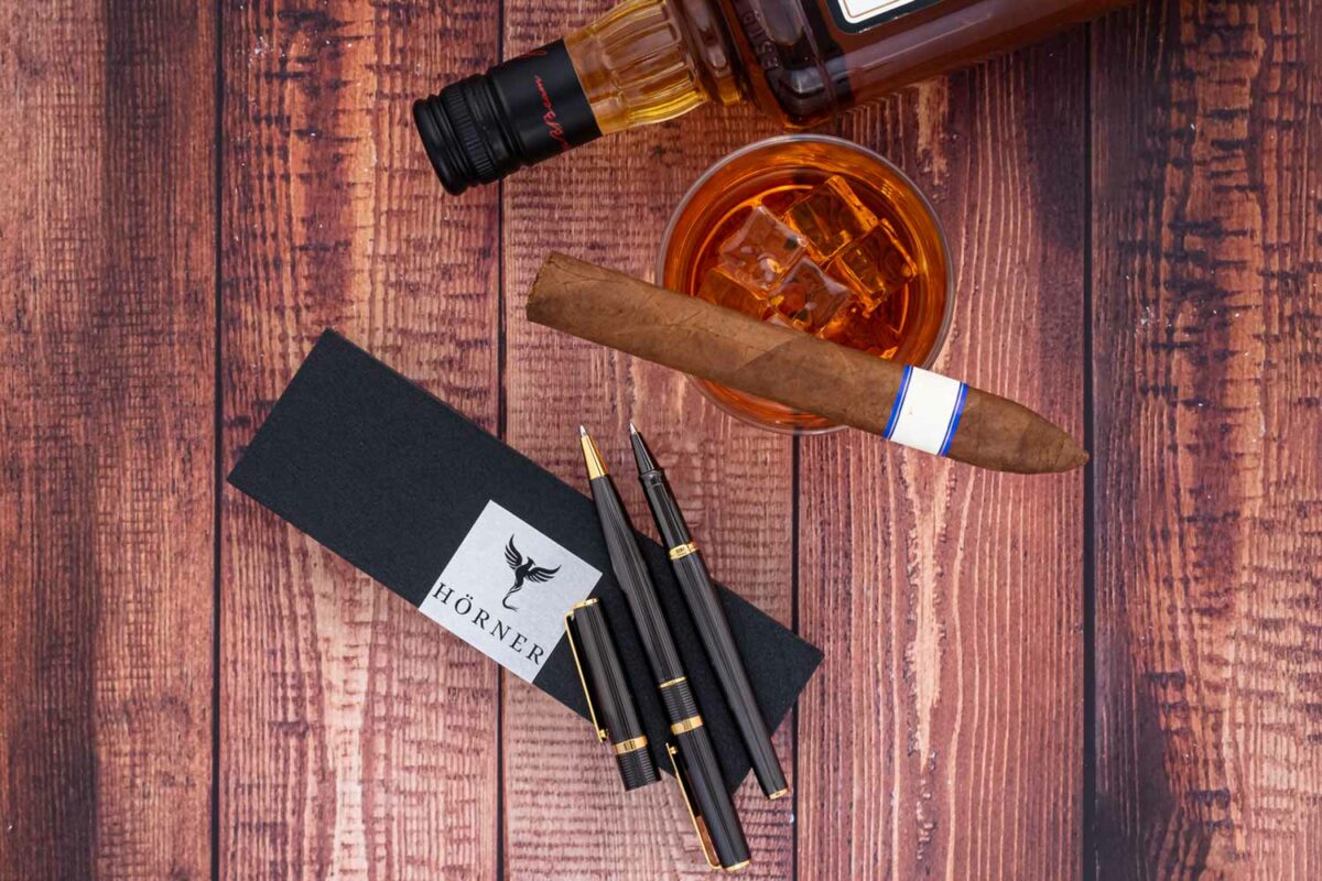 Hörner Vectrum Schreibset I Schöner Kuli und Rollerball I Perfekte Geschenkidee I Kugelschreiber & Tintenroller aus Metall inkl. Geschenkbox