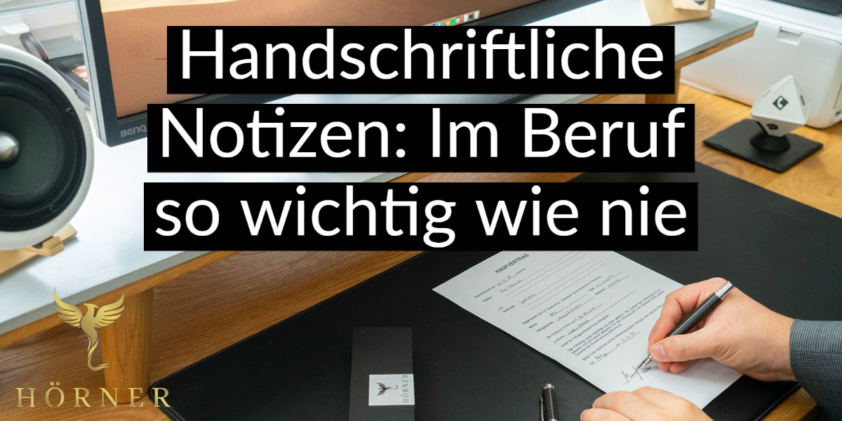 Handschriftliche Notizen Im Beruf so wichtig wie nie