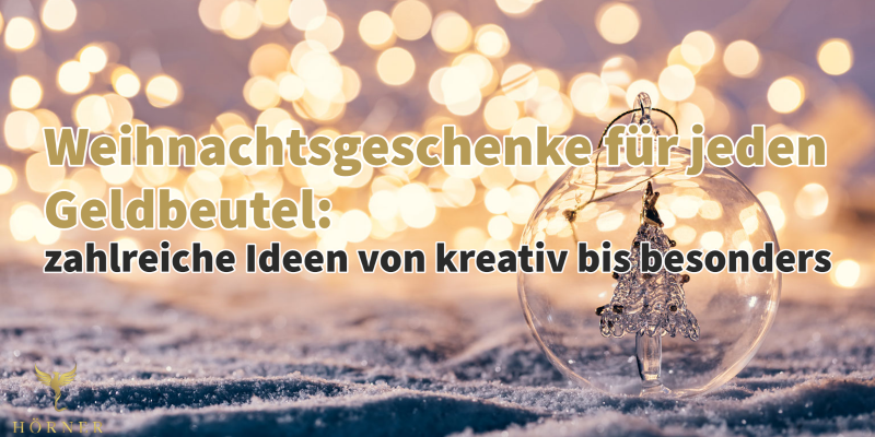Weihnachtsgeschenke für jeden Geldbeutel: zahlreiche Ideen von kreativ bis besonders
