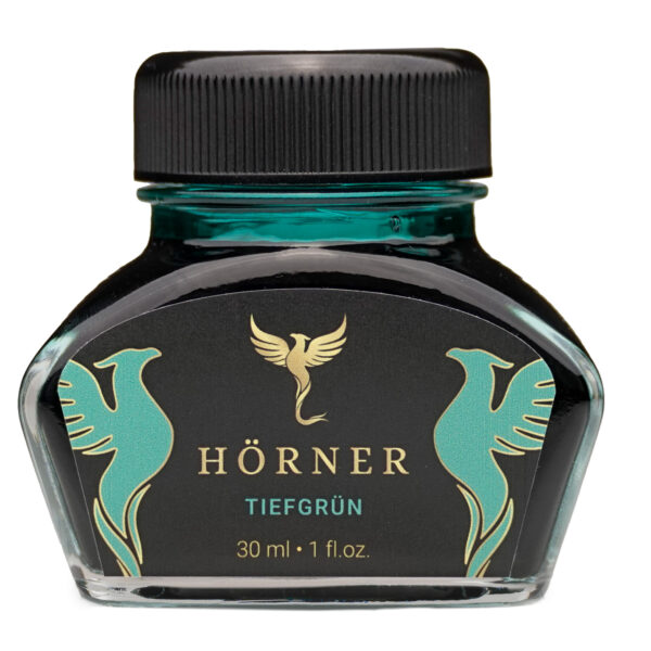 Füllhaltertinte-Hörner-Tiefgrün 30ml