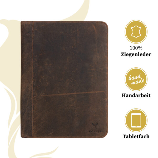 Rome Conference Folder Cognac - Image 3