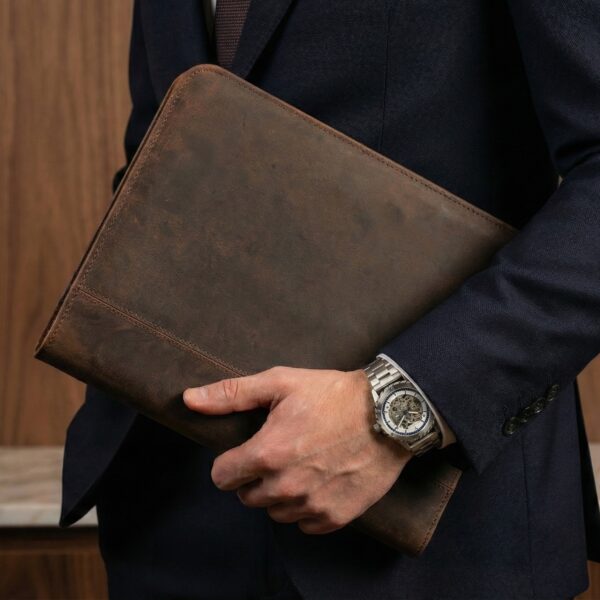 Rome Conference Folder Cognac - Image 6