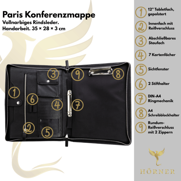 PARIS conference folder black - Image 5