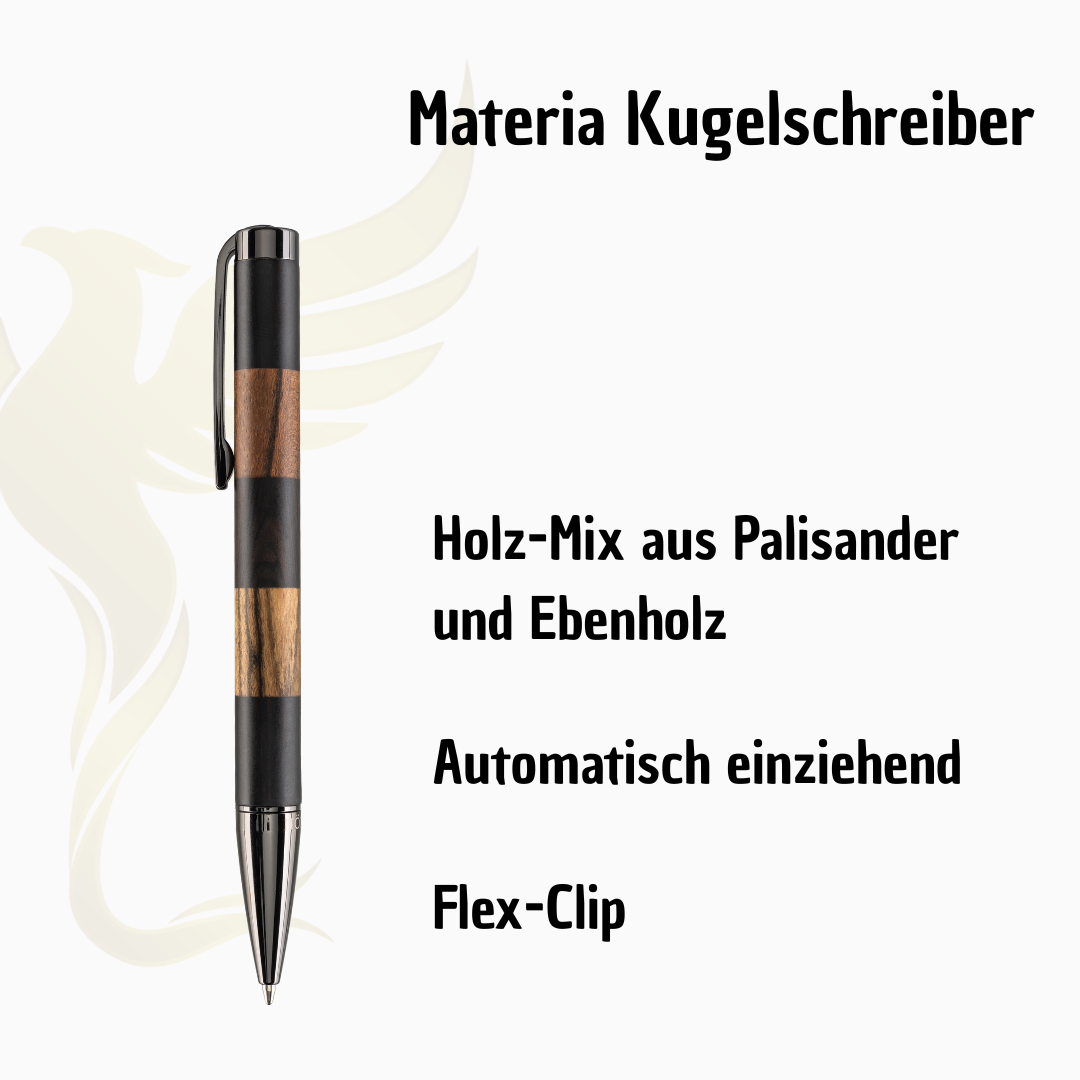 Materia Kugelschreiber Holz I Bulletpoints